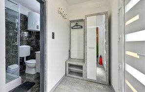 Shower, hair dryer