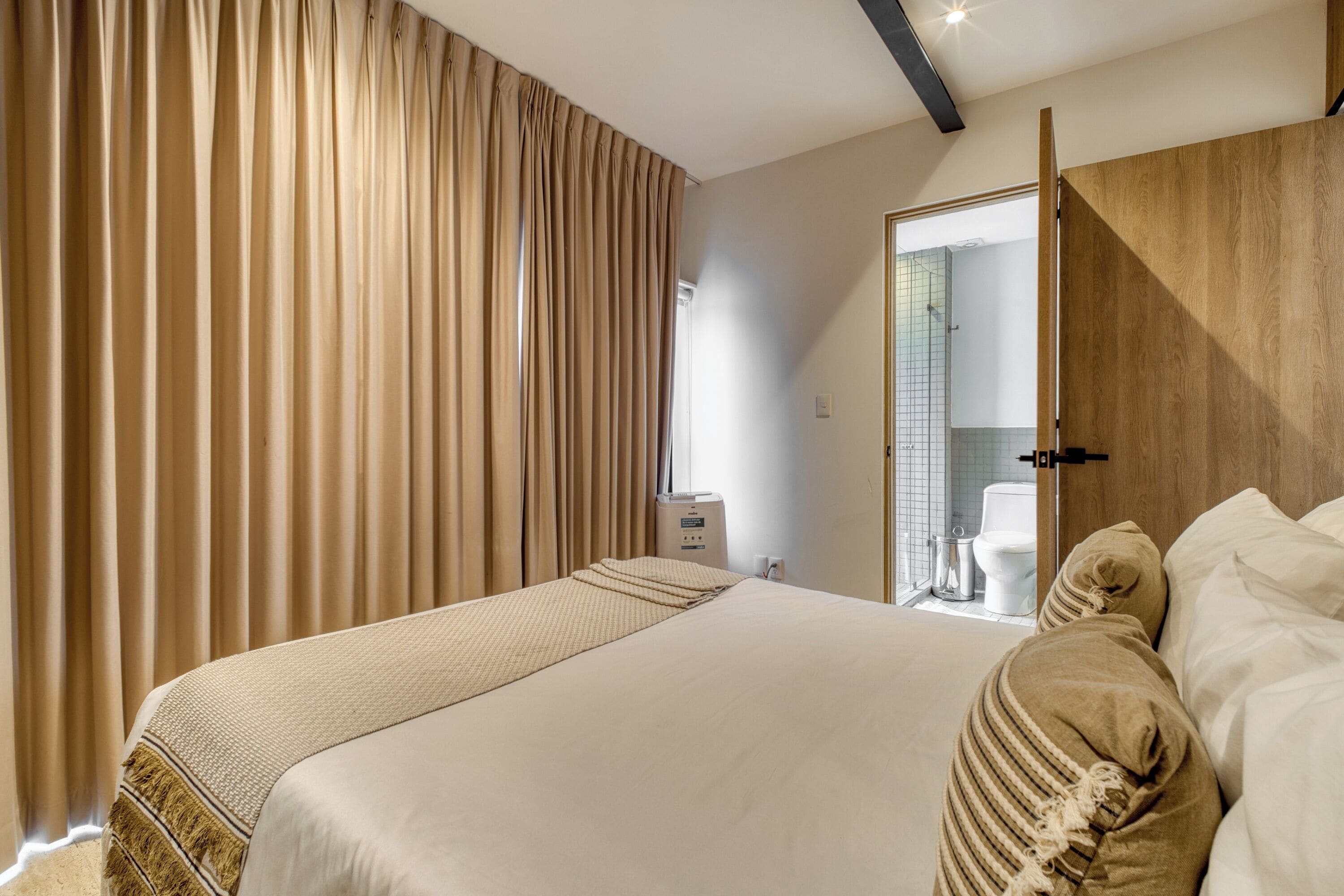 Egyptian cotton sheets, premium bedding, down comforters, in-room safe