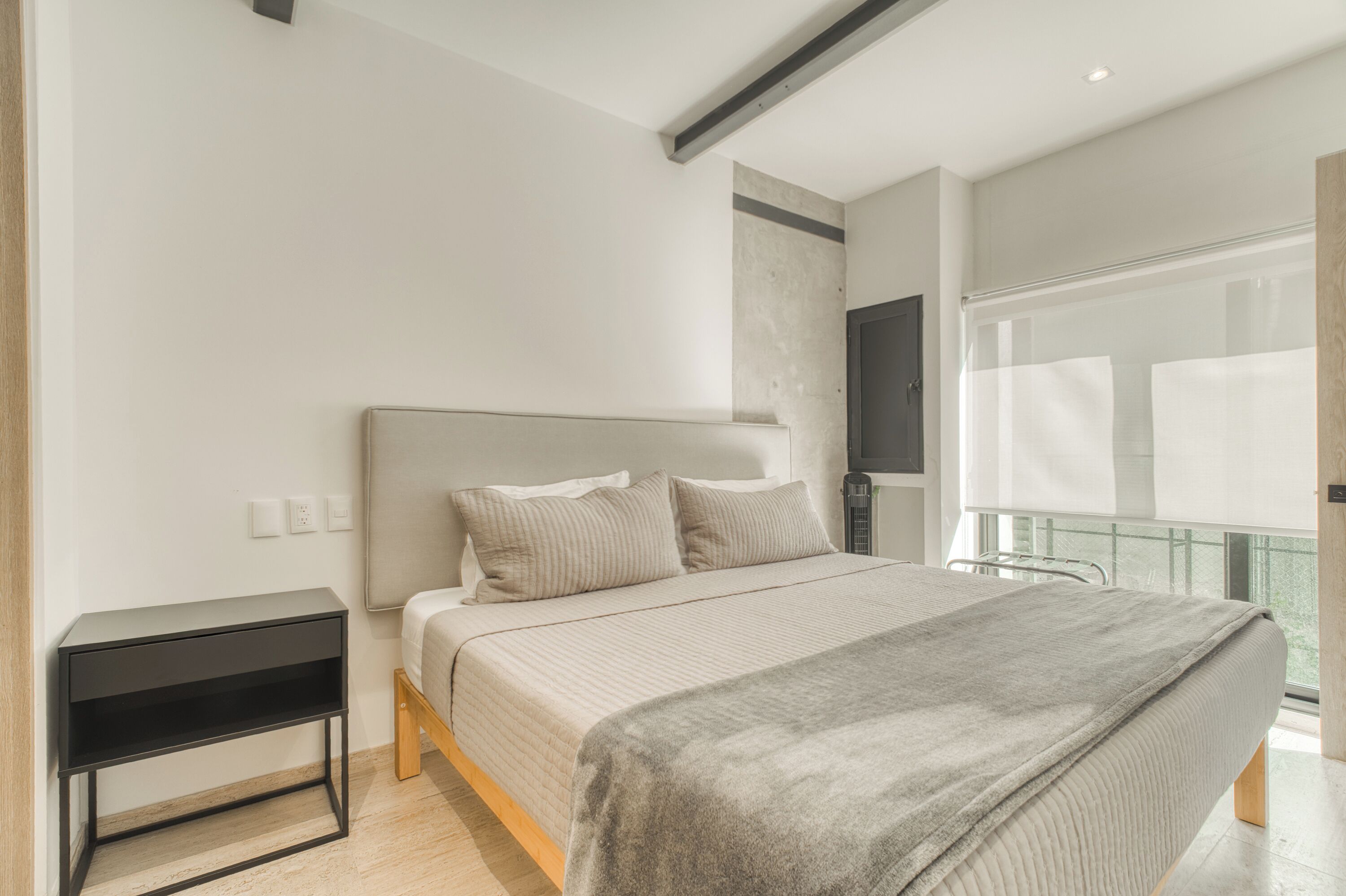 City Apartment | Egyptian cotton sheets, premium bedding, down comforters, in-room safe