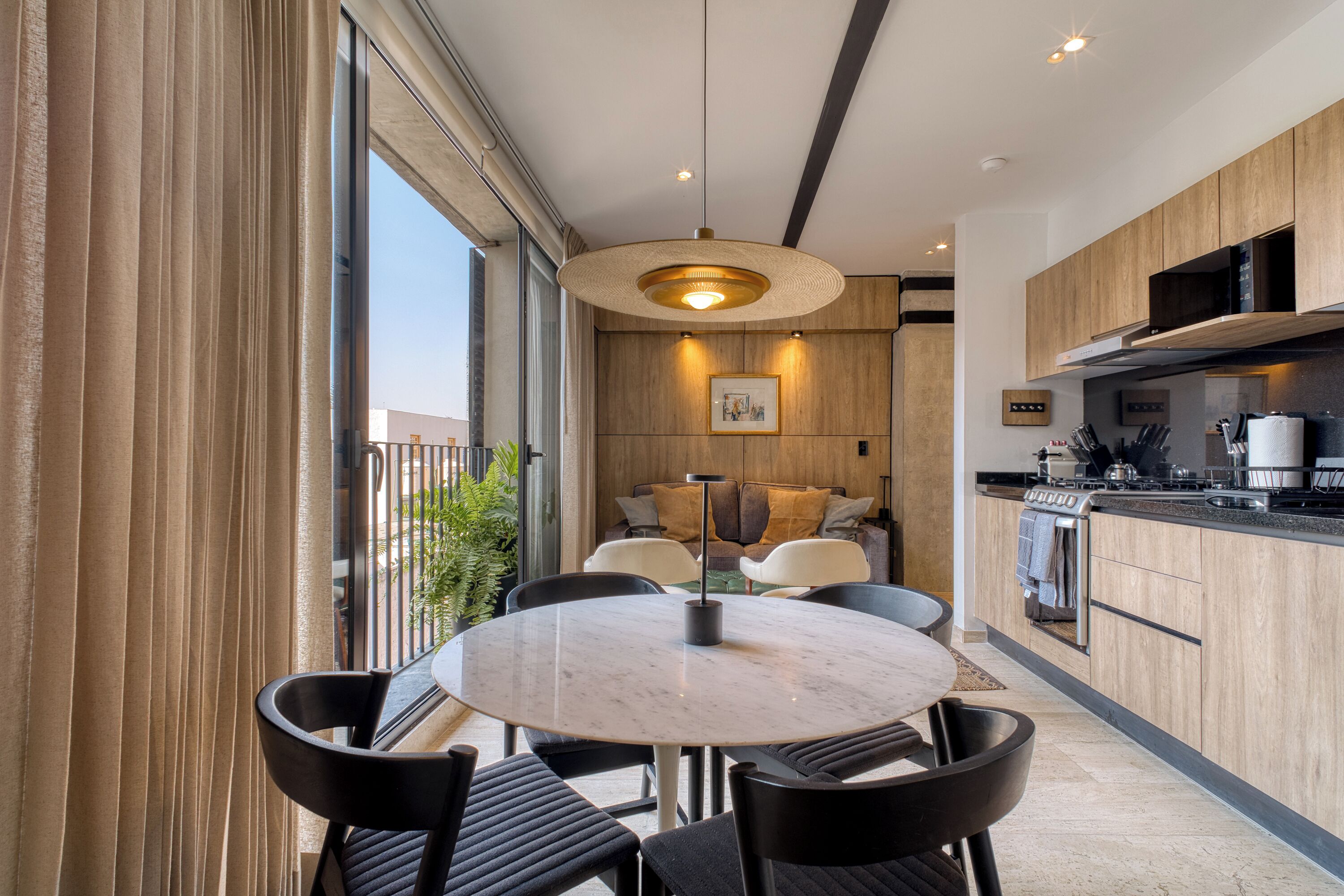 Executive Apartment | Living area | 55-inch LED TV with digital channels