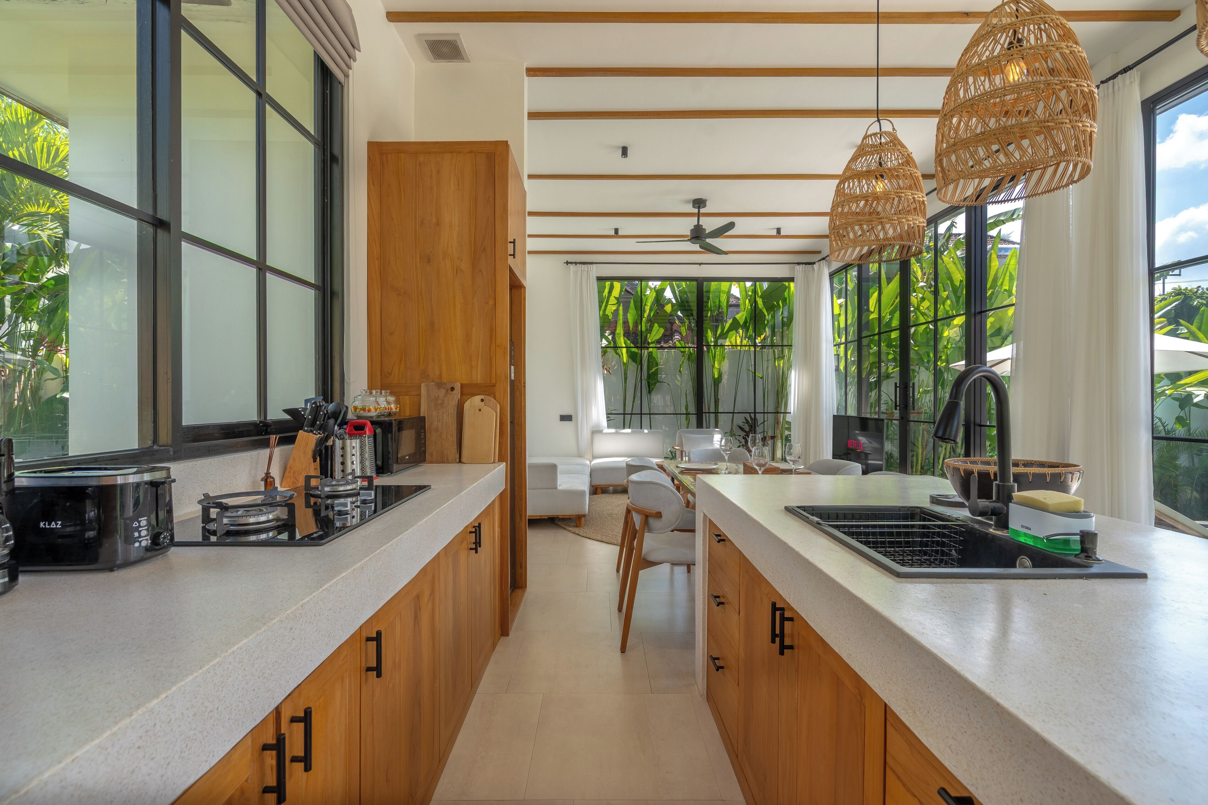Villa de lujo, 2 habitaciones | Cocina privada | Cafetera y tetera, tostadora y licuadora 