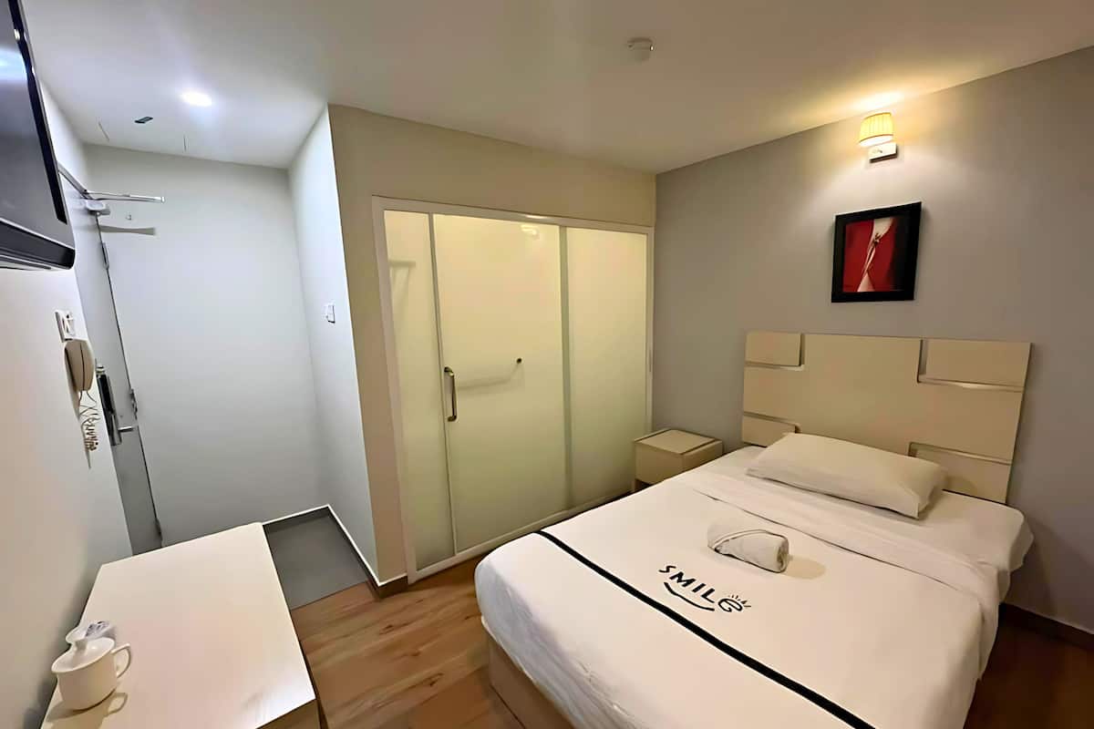 Habitación individual | Escritorio, tabla de planchar con plancha y wifi gratis