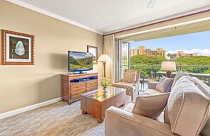 Tv, dvd-spelare och en stereo