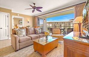 Televisión, reproductor de DVD y estéreo