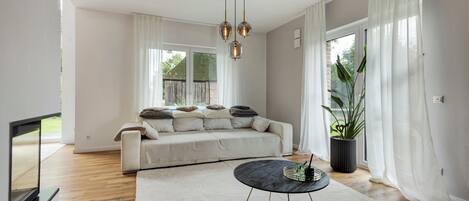 Télévision, cheminée