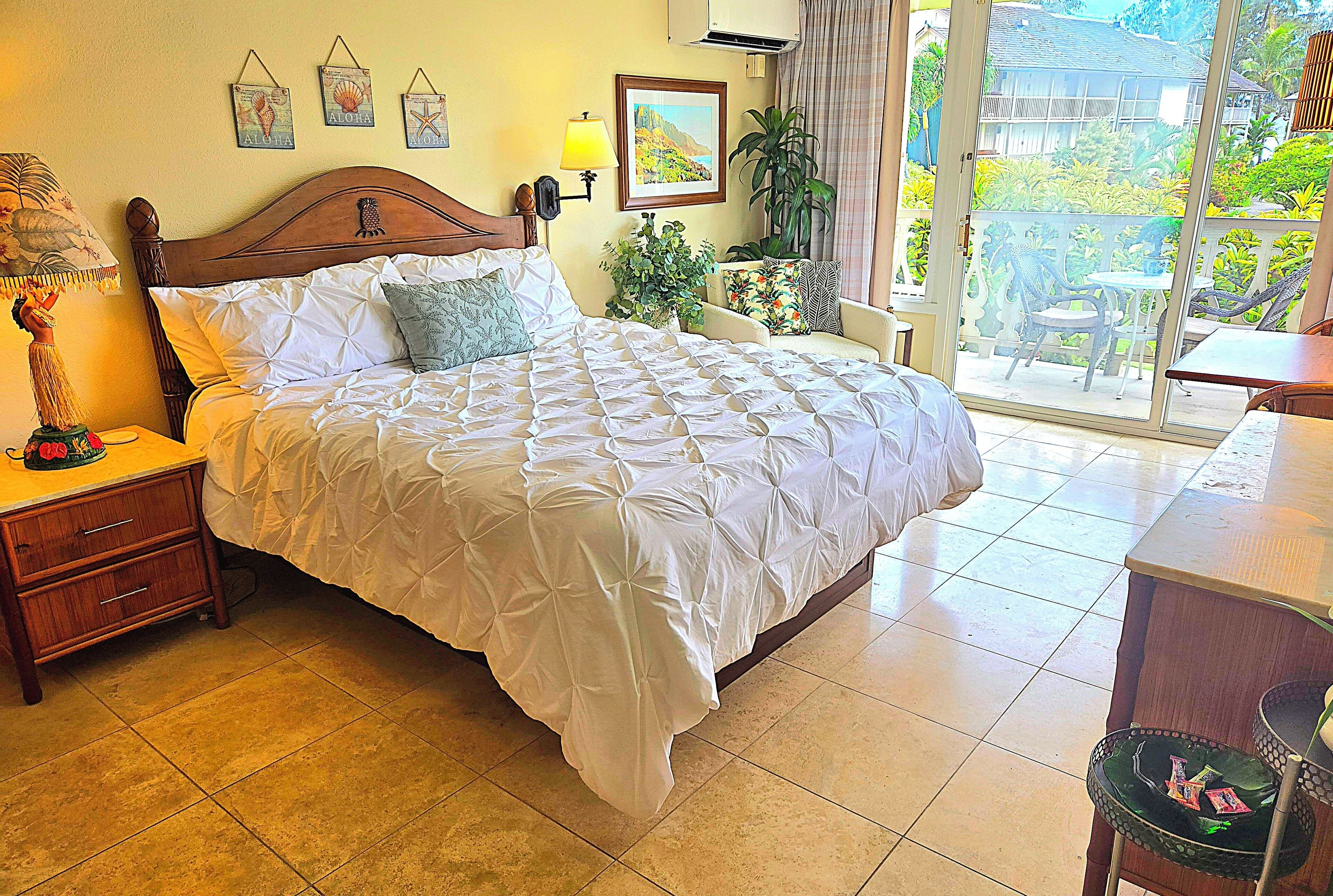 1 bedroom, in-room safe, iron/ironing board, travel crib