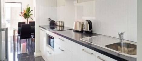 Microwave, oven, dishwasher