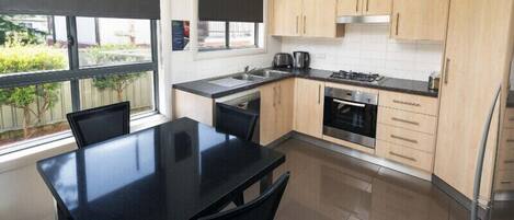 Microwave, oven, dishwasher