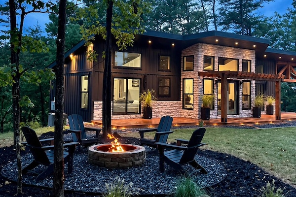 Unwind with your person at the outdoor fire pit. S’mores kit ready. Nostalgia in