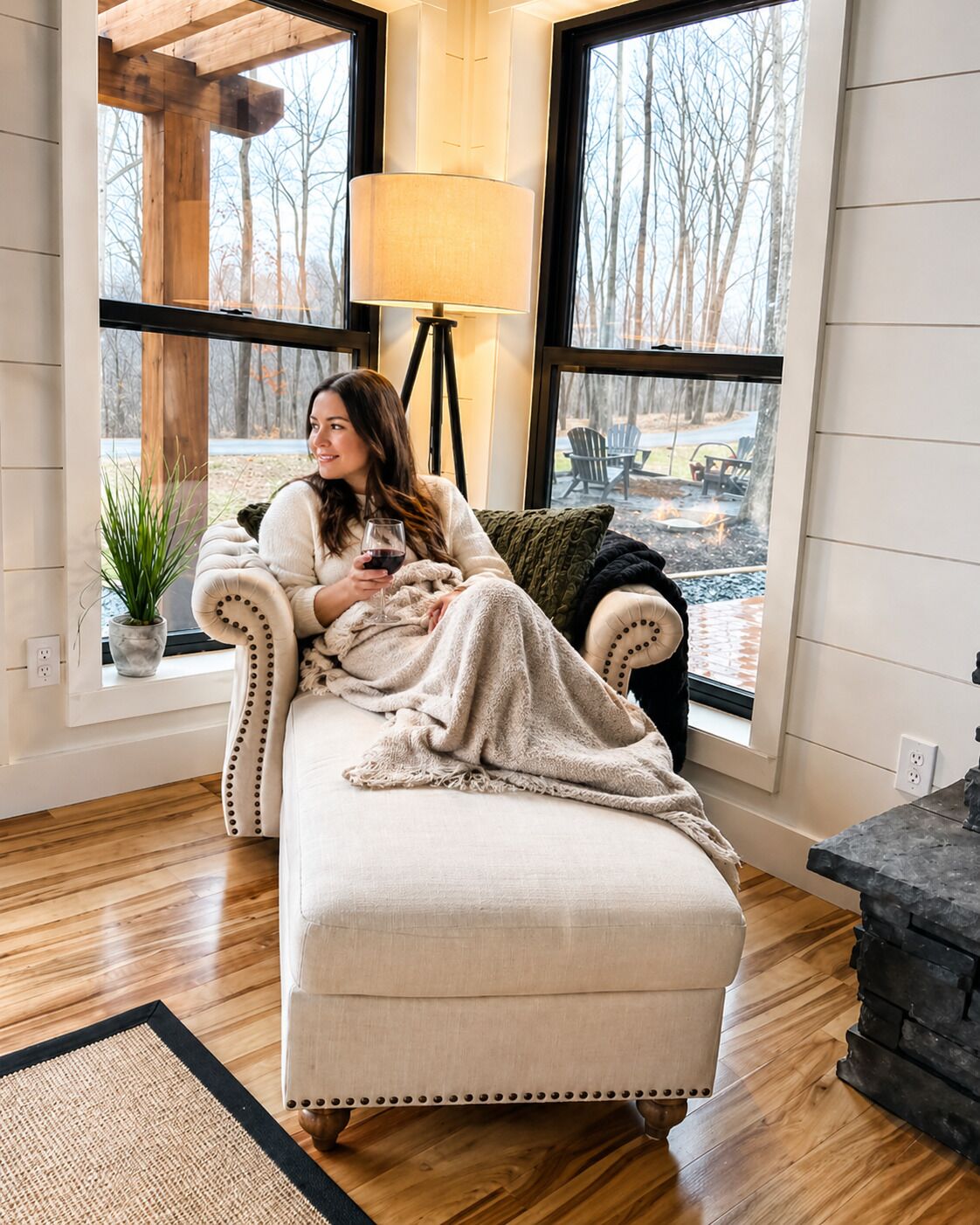 The perfect place to relax with a good book or a glass of wine.