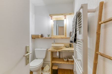 Shower, hair dryer. Apartment 'Clos Des Gentianes'