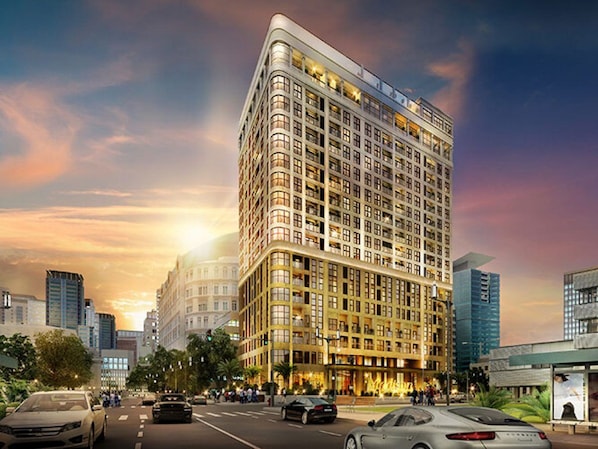 Façade de l’hébergement