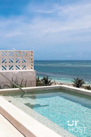 Pool - Apt Guacamaya: Balcony, Views, & Shared Pool (Puerto Morelos)