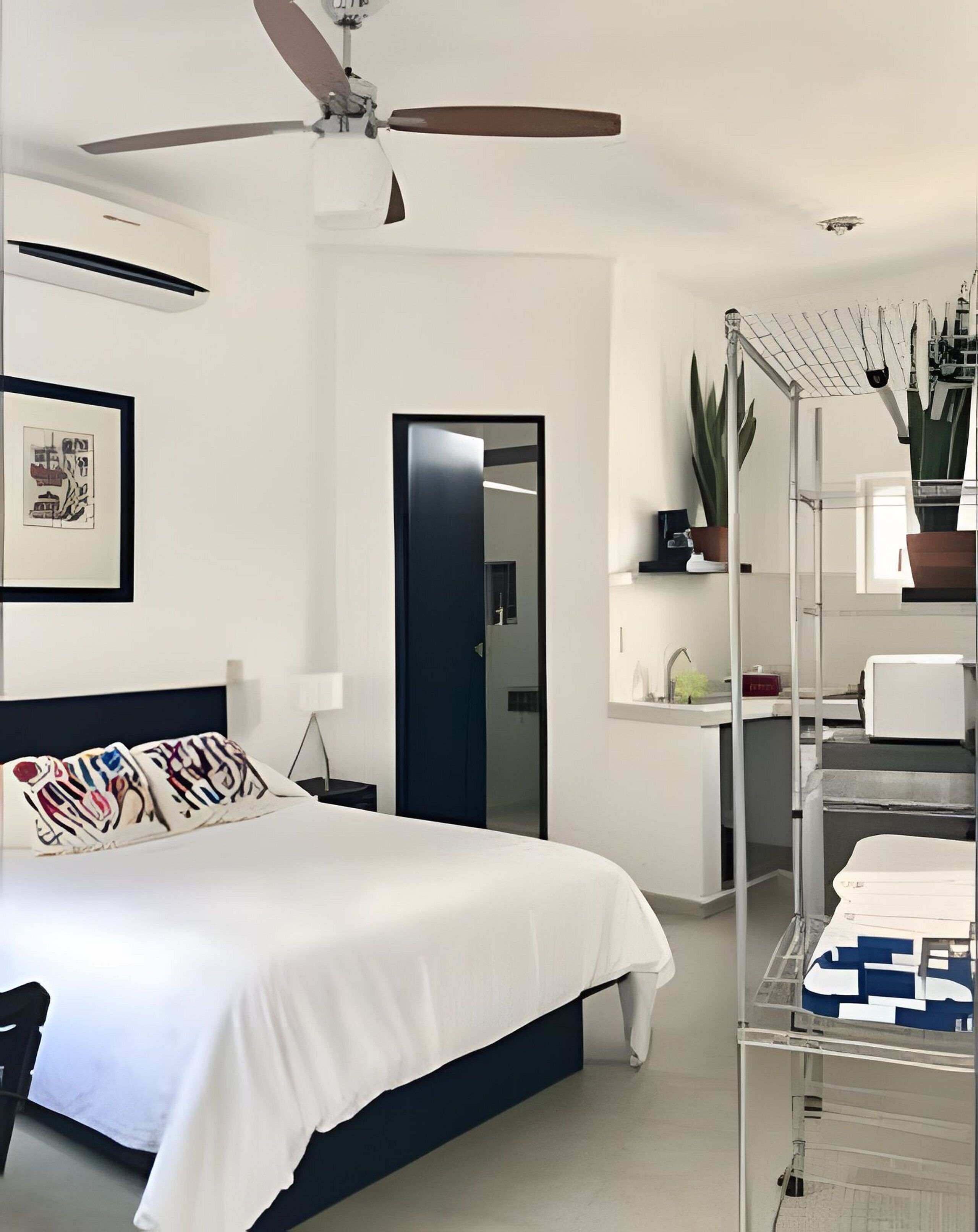 Standard Studio | Individually decorated, individually furnished, desk, laptop workspace