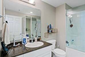 Towels, soap, toilet paper