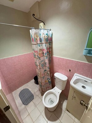 Classic Triple Room | Bathroom | Separate tub and shower, towels, soap, shampoo - Princesa El Gallo Inn (Puerto Princesa)