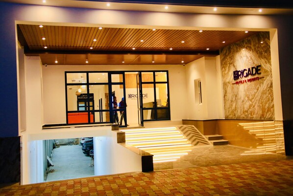 Fassade der Unterkunft