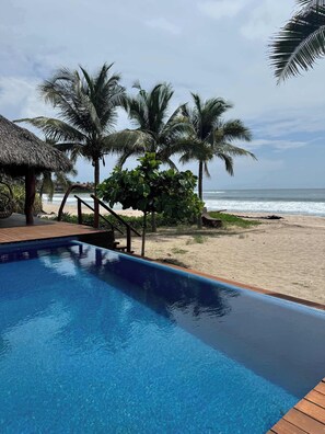 Indoor pool - Beachfront in Manzanillo Bay-Lindo Atardecer (Troncones)