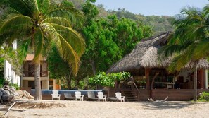 Property grounds - Beachfront in Manzanillo Bay-Lindo Atardecer (Troncones)