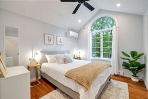 5 bedrooms, iron/ironing board, travel cot, WiFi