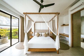 Design-huvila, 3 makuuhuonetta, yksityinen uima-allas | 3 makuuhuonetta, tallelokero huoneessa, työpöytä