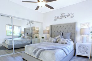 3 dormitorios, tabla de planchar con plancha, cuna de viaje y wifi