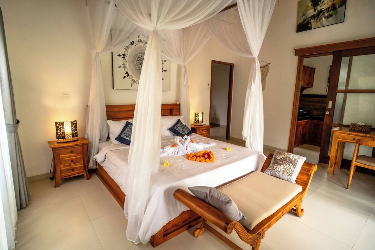 Honeymoon Villa | 1 bilik tidur, meja, Wi-fi percuma, cadar katil