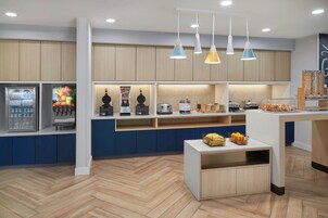 Free daily self-serve breakfast