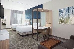 Blackout curtains, iron/ironing board, free WiFi, bed sheets - Springhill Suites By Marriott Raleigh Garner (Garner)