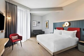 Literie de qualité supérieure, couette en duvet d'oie, minibar