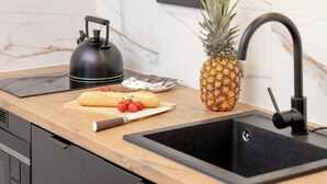 Apartment, 1 Bedroom, Balcony, Sea Facing | Private kitchen - Baltic Twist Apartment by Renters (Wladyslawowo)