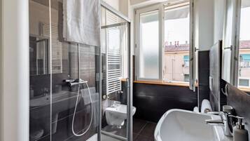 Shower, hair dryer, bidet