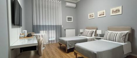 4 dormitorios, tabla de planchar con plancha, wifi y ropa de cama