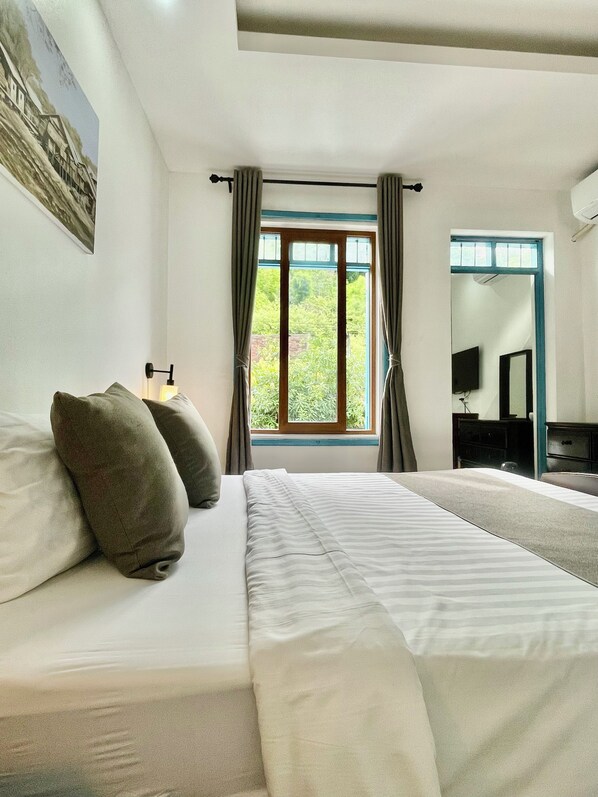 Chambre Triple Familiale, vue ville