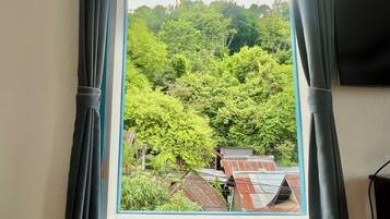 Blackout drapes, soundproofing, free WiFi