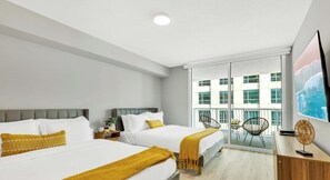 1 chambre, fer et planche à repasser, lit de bébé portatif, Wi-Fi