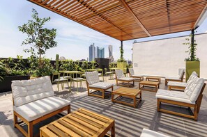 Terrace/patio - w* | Fabulous Loft w/ Fantastic Balcony in Colima (Ciudad de México)