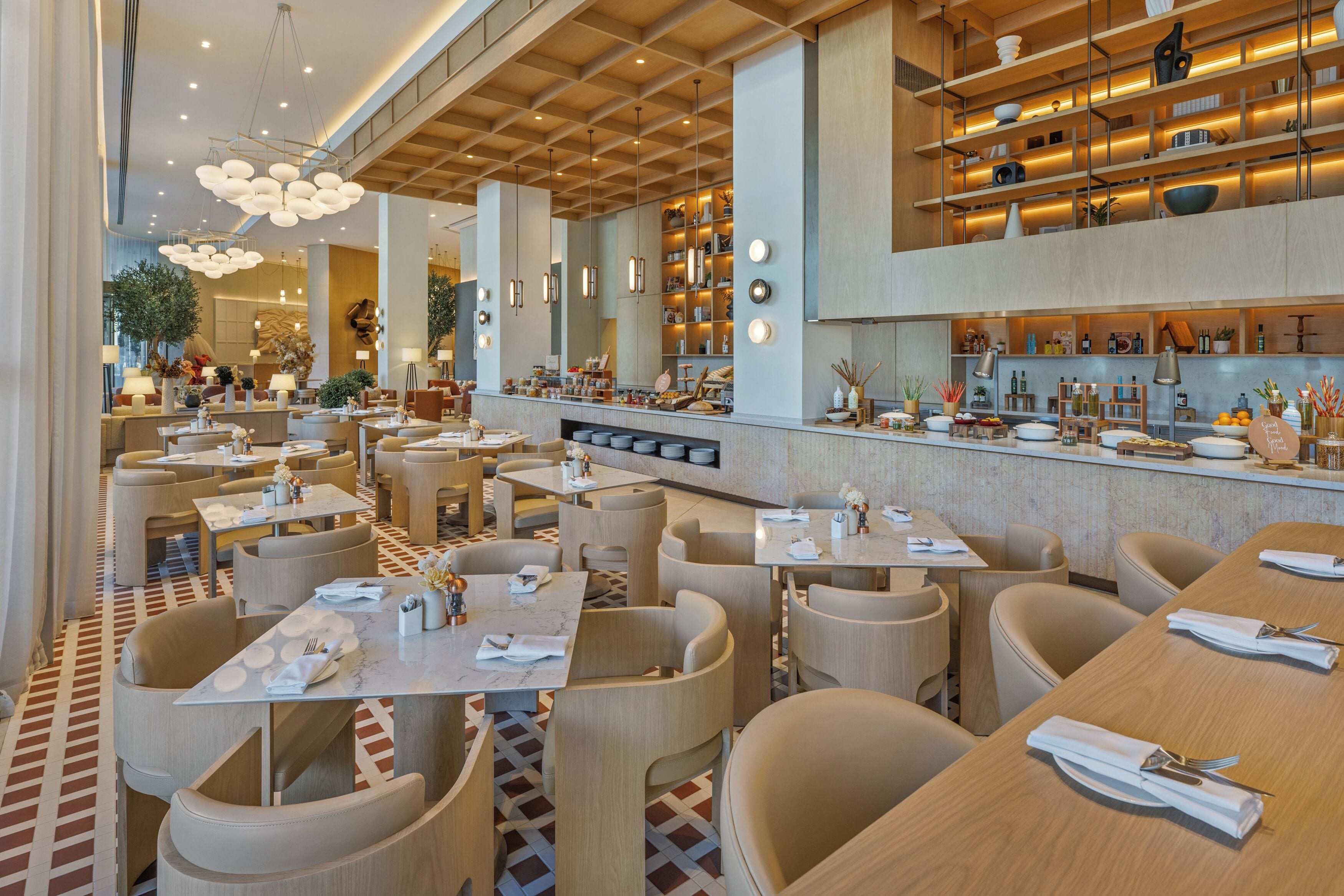 Daily continental breakfast (AED 112 per person)