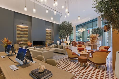 Lobby sitting area