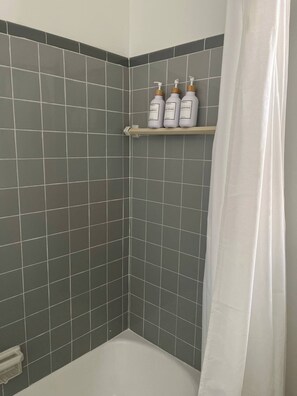 Hair dryer, towels