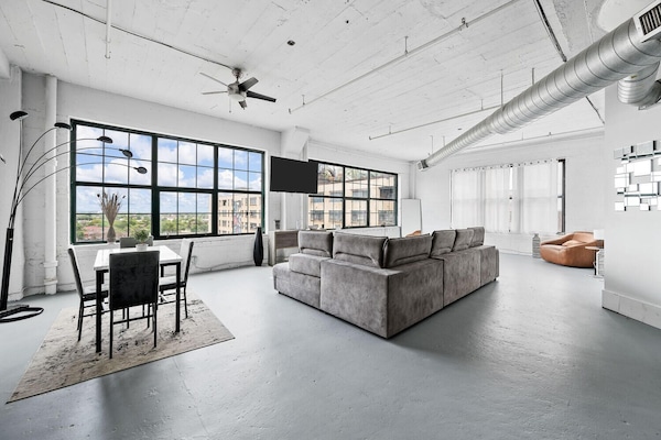 Large open concept living room