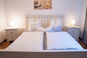 Basic Double Room | Individually furnished, desk, laptop workspace, soundproofing