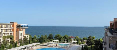 Apartamento Confort, vistas al mar | Terraza o patio