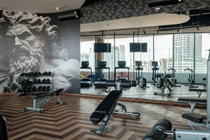 Fitness facility - Luxury Escape - Ideal for Soccer Fans - Pool Area (Mexico City)
