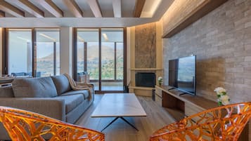 TV connectée, cheminée