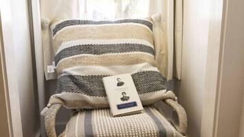 Desk, iron/ironing board, travel crib, free WiFi