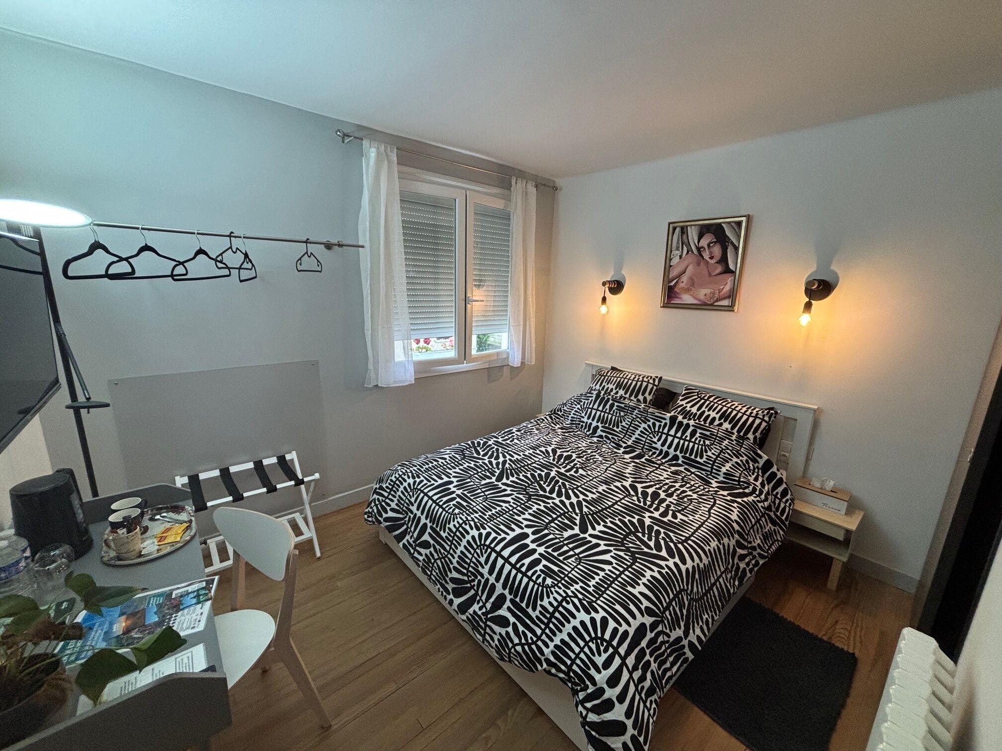 1 camera, una scrivania, culla da viaggio, Wi-Fi gratuito