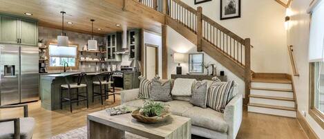 TV connectée, cheminée