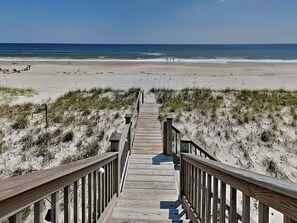 On the beach