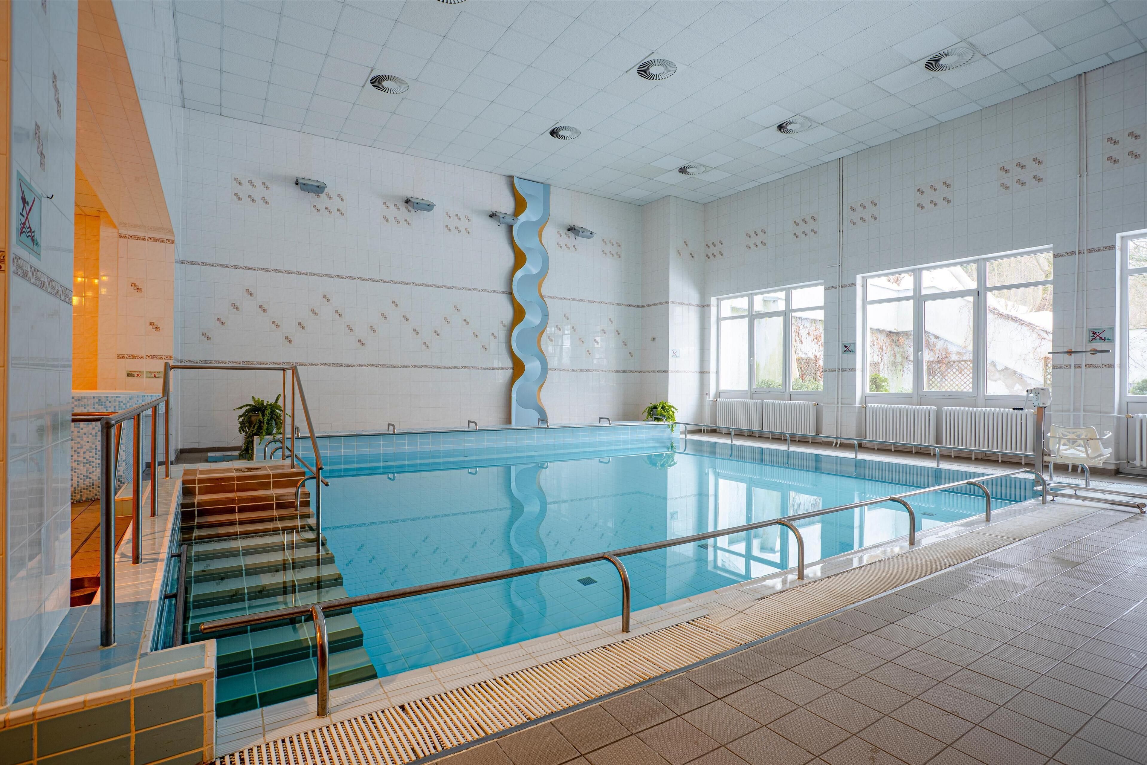 Una piscina techada